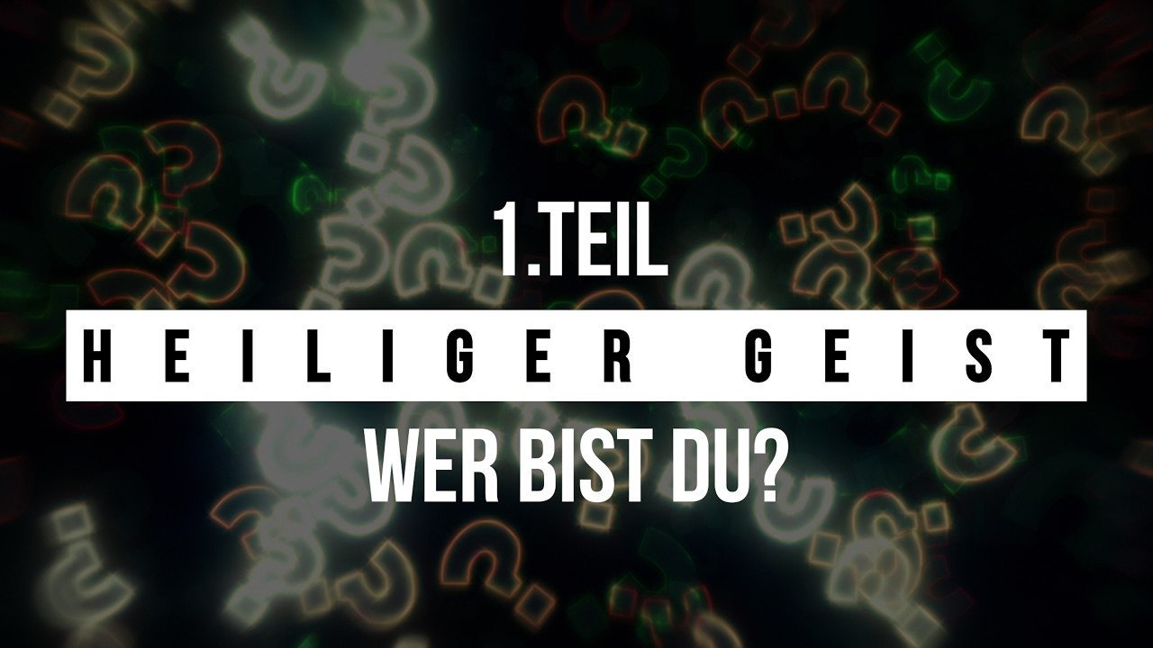 Heiliger Geist, wer bist du - Deine Frage an Gott (Teil 1) - 08.02.2026 #cgemeinde