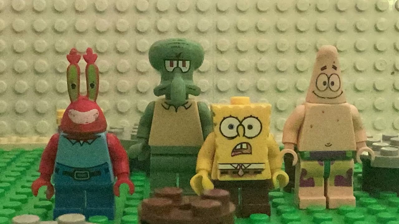 Покадровая анимация Lego SpongeBob: «Давление»