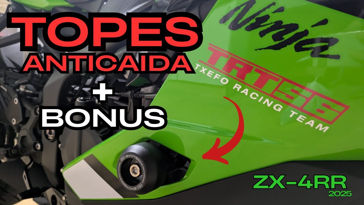 #14 Como Instalar Topes Anticaída en tu Kawasaki Ninja ZX-4RR