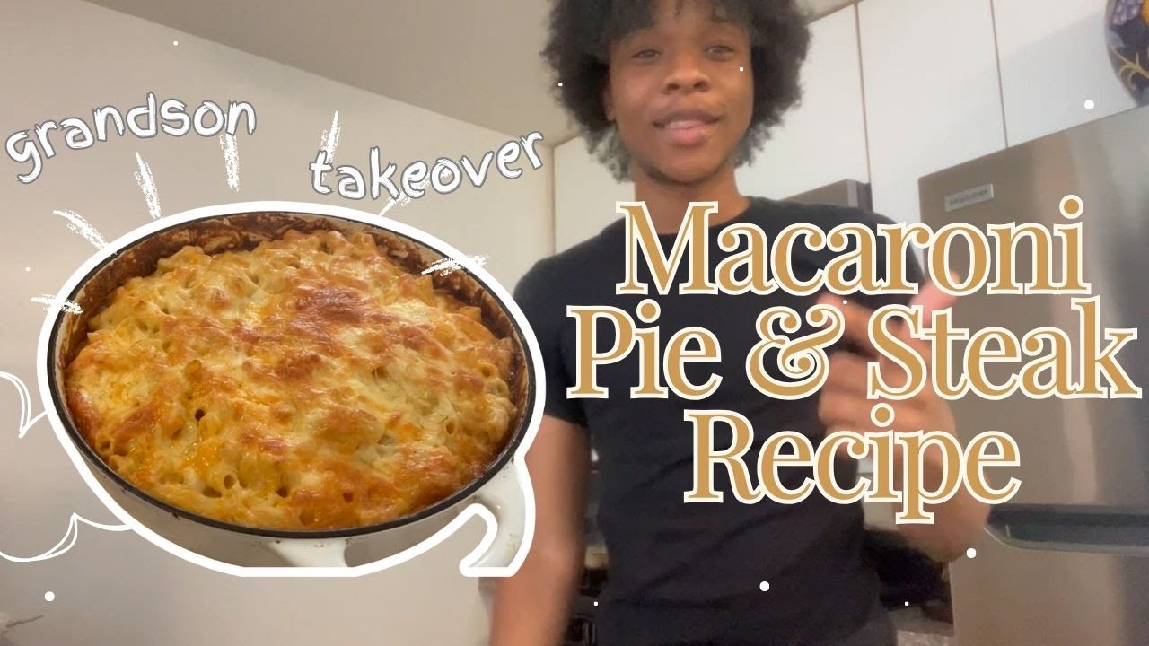 Macaroni Pie & Steak Recipe | Cynthia & Lesley Island Vibes
