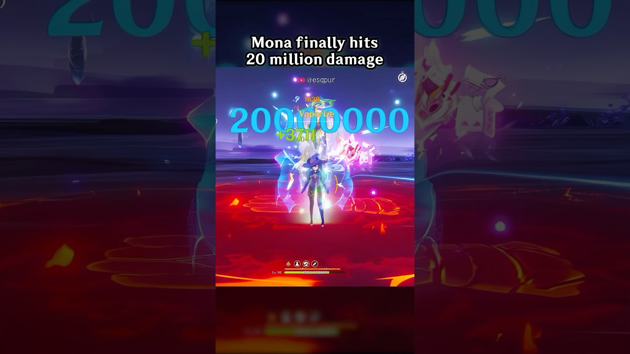 Mona Finally Hits 20 Million Damage