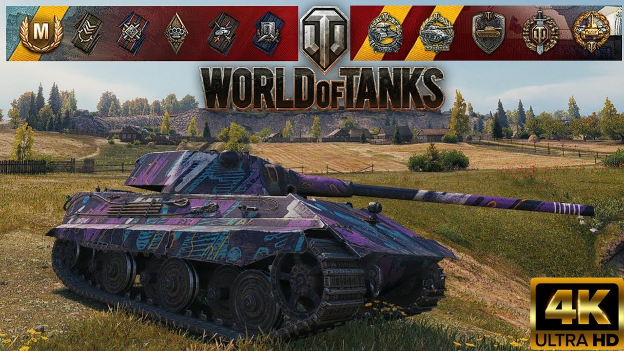E 50 - Malinovka map - 9 kills - 5,2k damage World of Tanks replay 4K