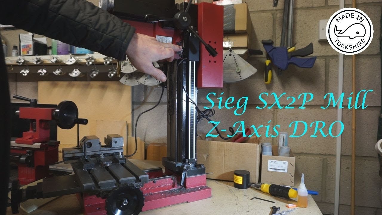 #MT10 — Установка цифрового циферблата оси Z на мини-фрезер Sieg SX2P. Автор: Эндрю Уэйл.