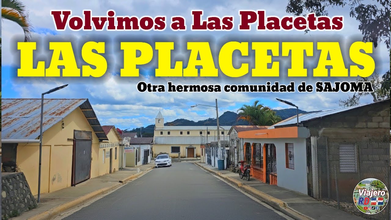 La hermosa comunidad de Las Placetas está experimentando un cambio luego de que la están asfaltando.