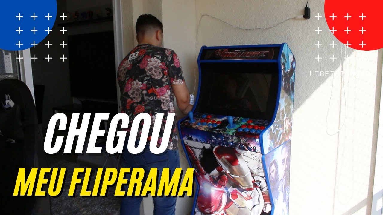 Criei coragem e comprei um Fliperama para colocar em casa - (Malvadeza Games)