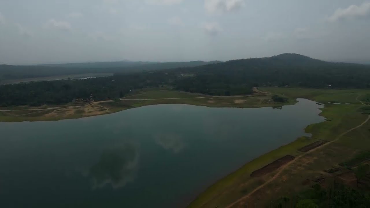 Harangi Dam Backwaters ( Drone Shot )