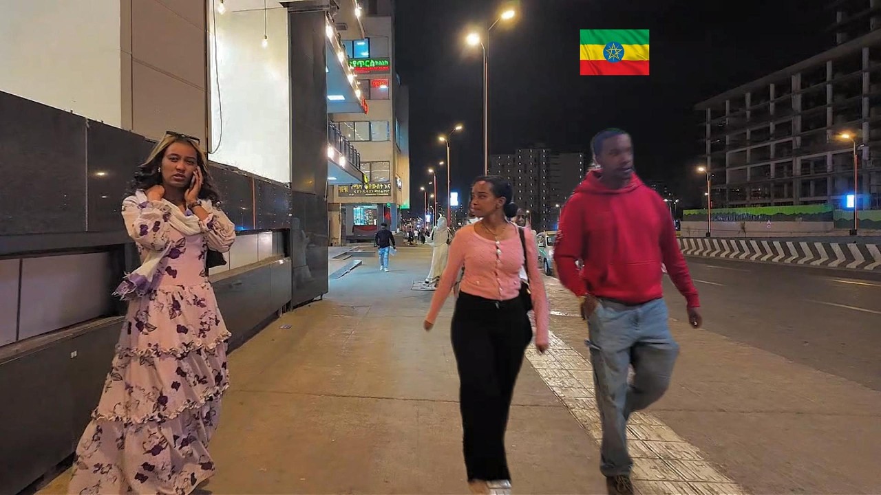 🇪🇹  Nightlife inside Megenagna Addis Ababa Ethiopia (Raw Unfiltered)