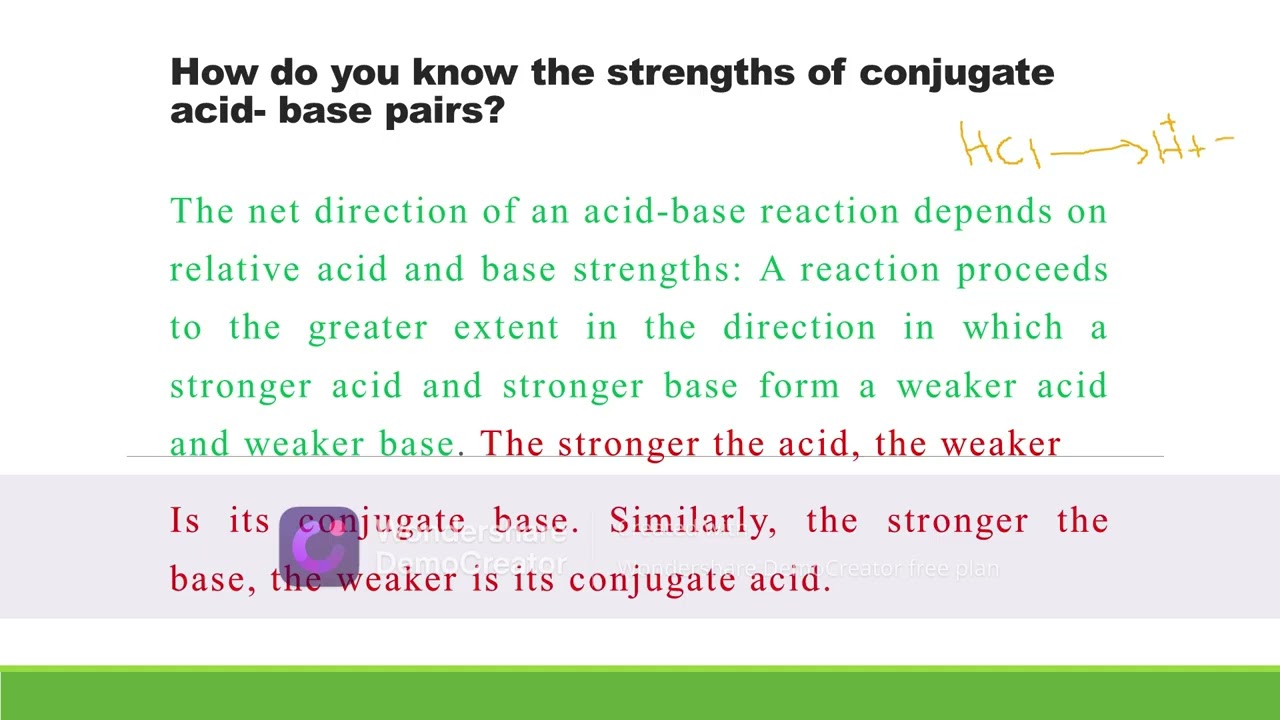 Conjugate acid base pairs in Nuer language. 