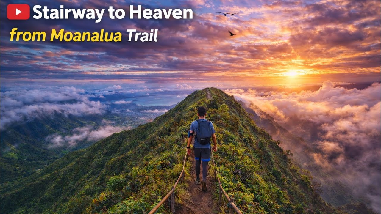 Hawaii Stairway to Heaven| 10-Miles Moanalua Trail