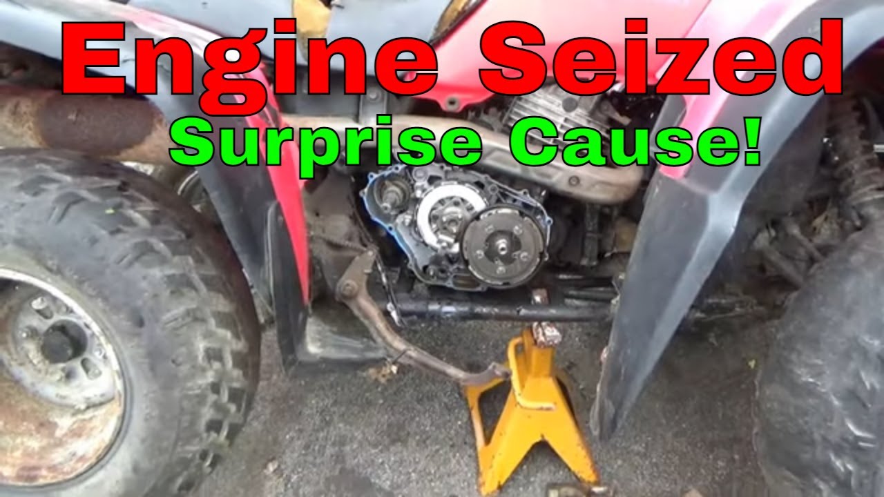 $450 Honda Four Trax 300 4x4, Kick Starter Caused Seized Engine!