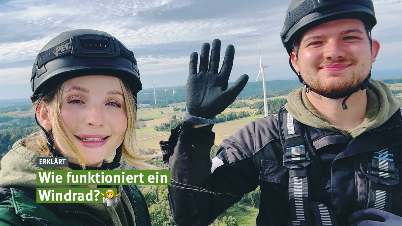 Wie funktioniert ein Windrad? 🌬️ Mit Klimabotschafterin Anna Hiltrop hoch hinaus