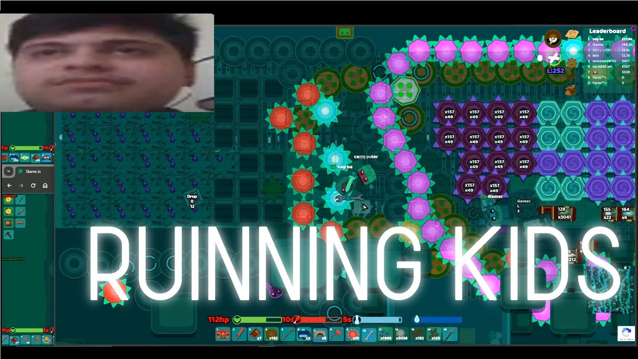 Starve.io - Ruinning Kids w/ My Duo Yusuf & İsimsiz