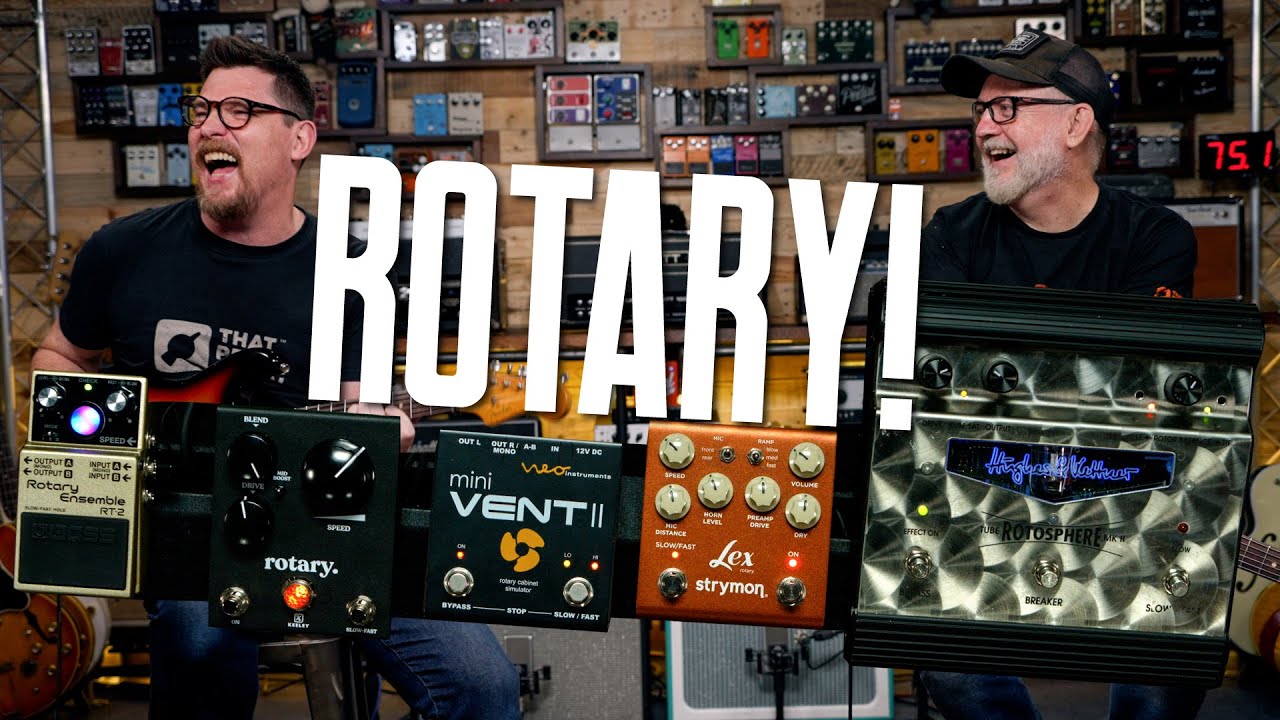 Best Of The Rotary Speaker Pedals - Lex, RT-2, Keeley, Vent & Rotosphere [Mono, Stereo AND Wet-Dry]