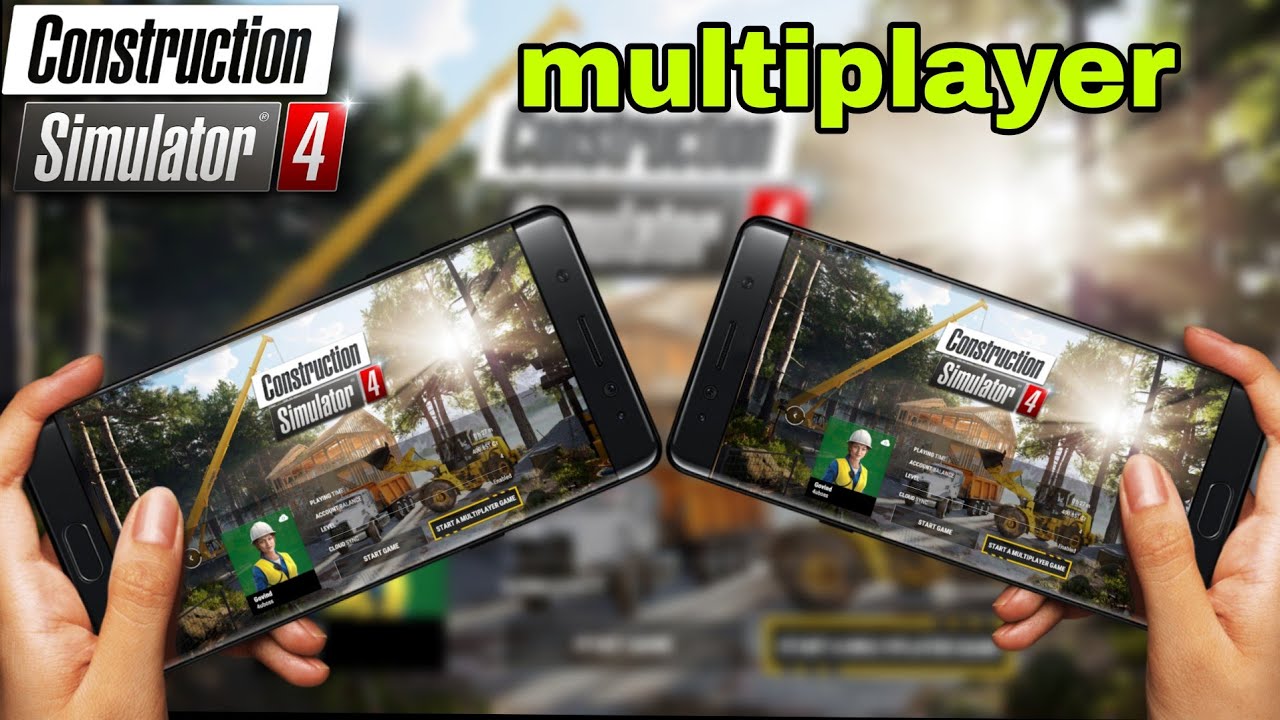 Многопользовательский режим Construction Simulator 4: как играть с друзьями! (Мобильное приложение)