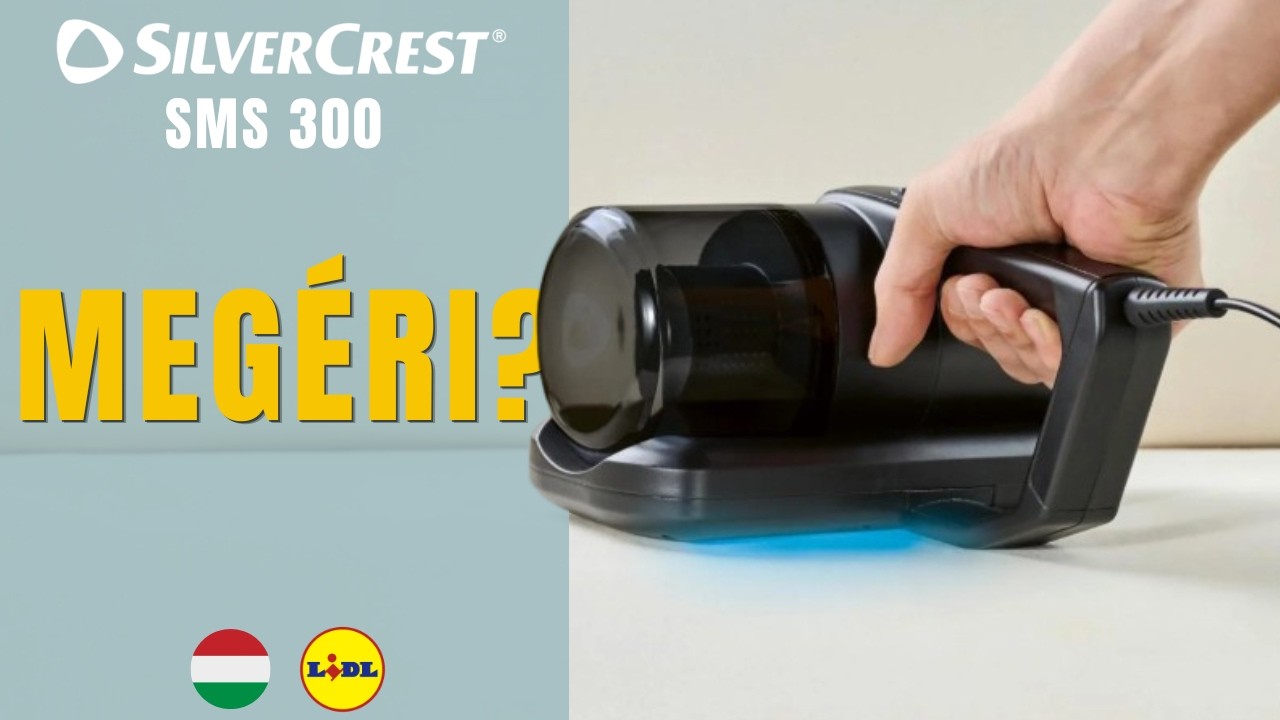 ATKÁK ELLENI PORSZÍVÓ SilverCrest SMS 300 A1 B1 MAGYARORSZÁG MAGYAR LIDL