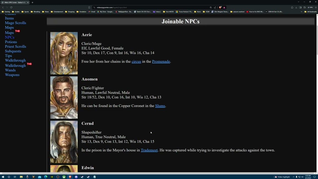 Baldur's Gate 2 (entry level) Tips & Tricks Guide