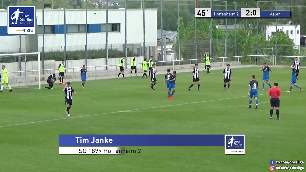 B-Junioren: 2:0 - Tim Janke - TSG 1899 Hoffenheim 2