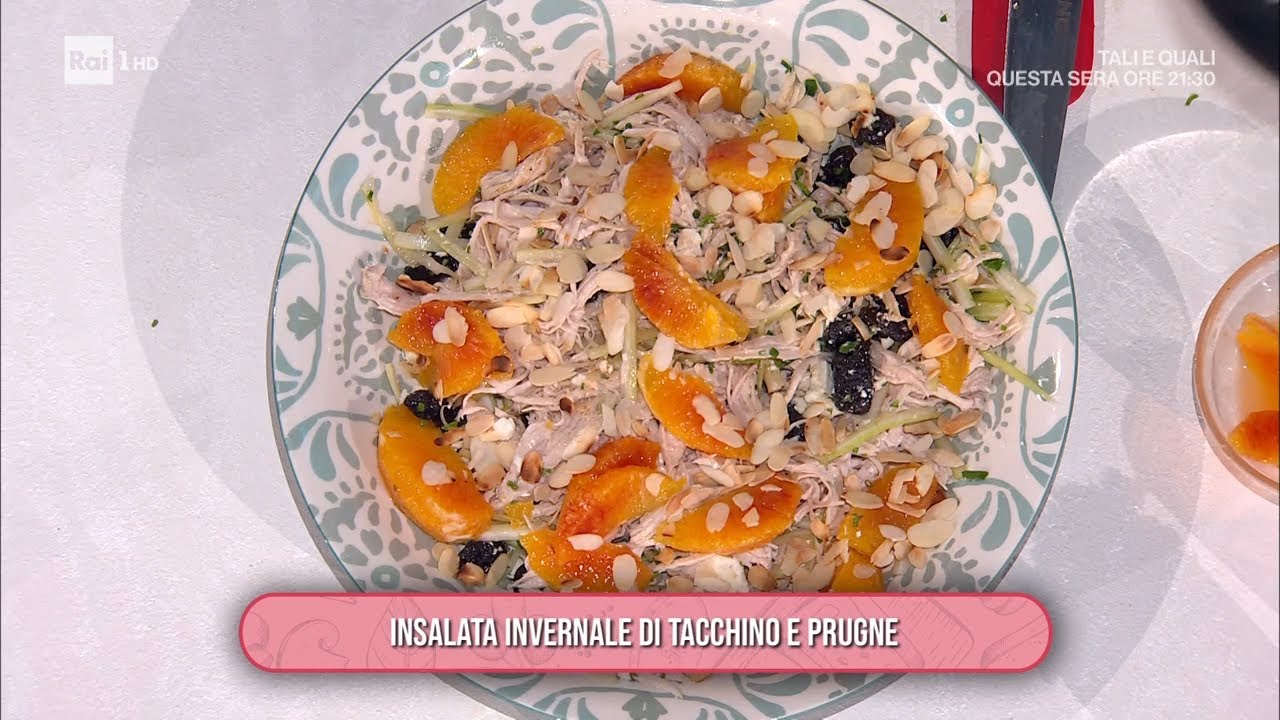 Insalata invernale di tacchino e prugne - È sempre mezzogiorno 23/01/2026