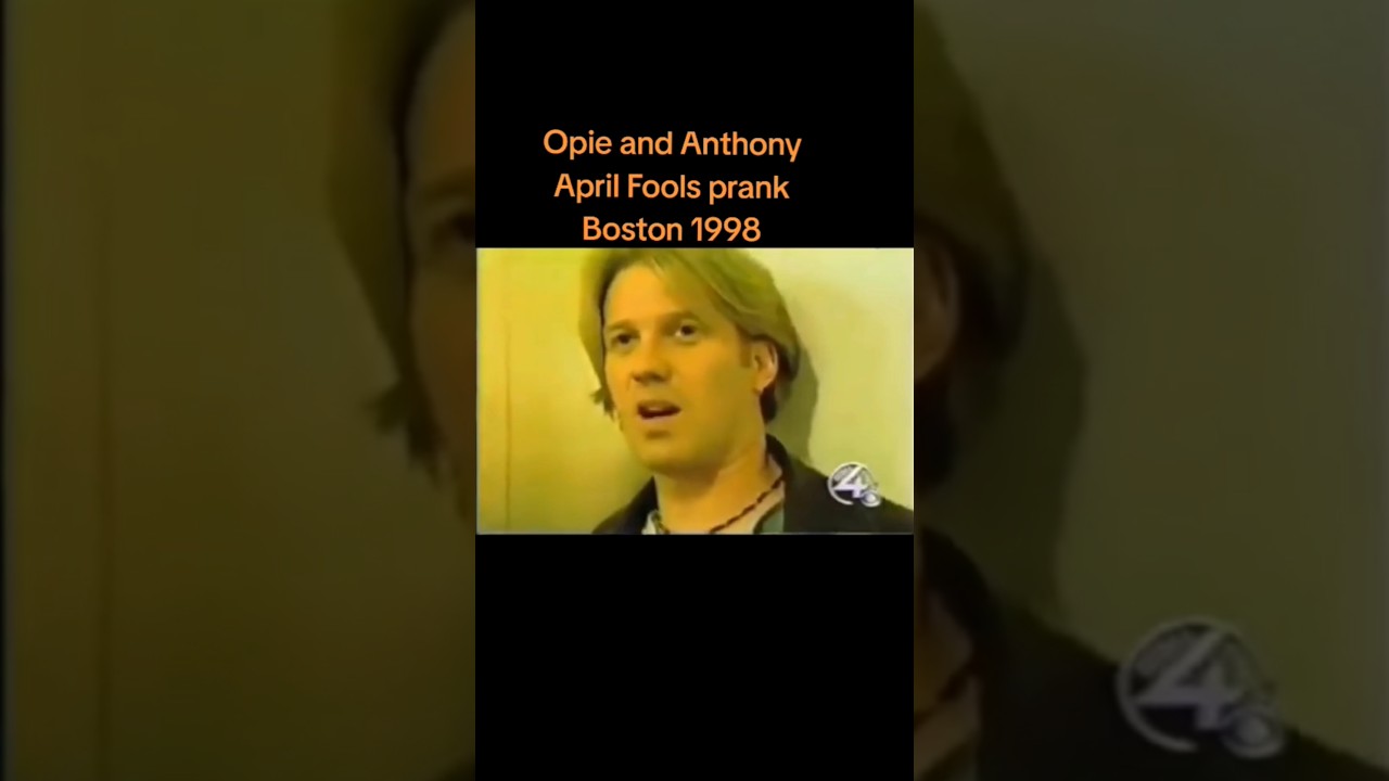 Opie and Anthony Boston April Fools prank press coverage