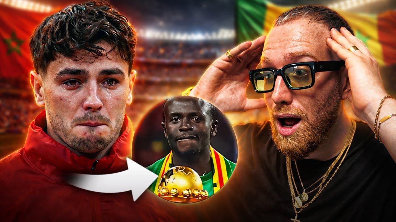 ESTOS DOS MOMENTOS DE LA FINAL DE LA COPA ÁFRICA ENTRE MARRUECOS Y SENEGAL SON HISTORIA DEL FÚTBOL