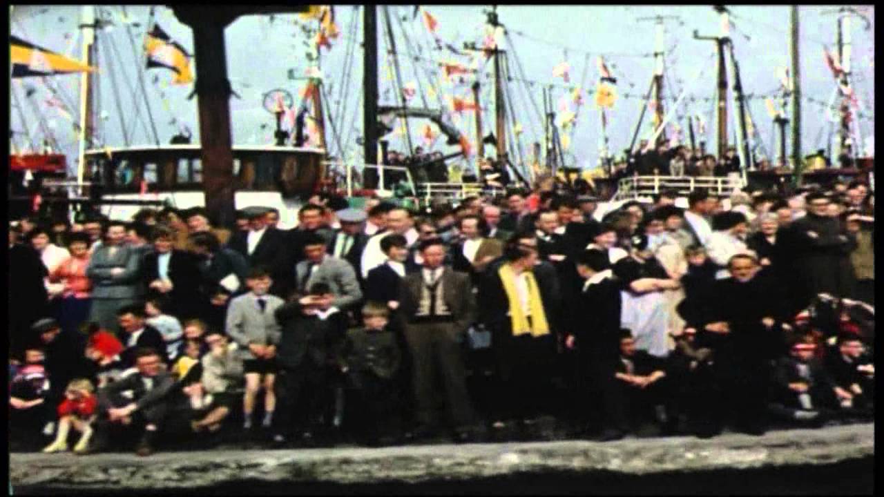 Vlagetjesdag op Urk, 1961.
