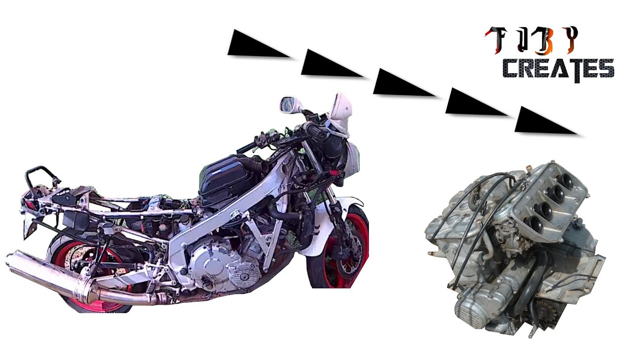 how to repair and dismantle a motorbike engine  - Escudo Pikes Peak RC Project