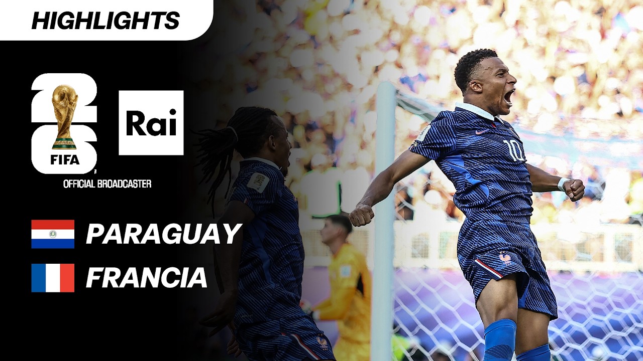 Paraguay - Francia 0-1: Highlights | Mondiali di Calcio FIFA 2026