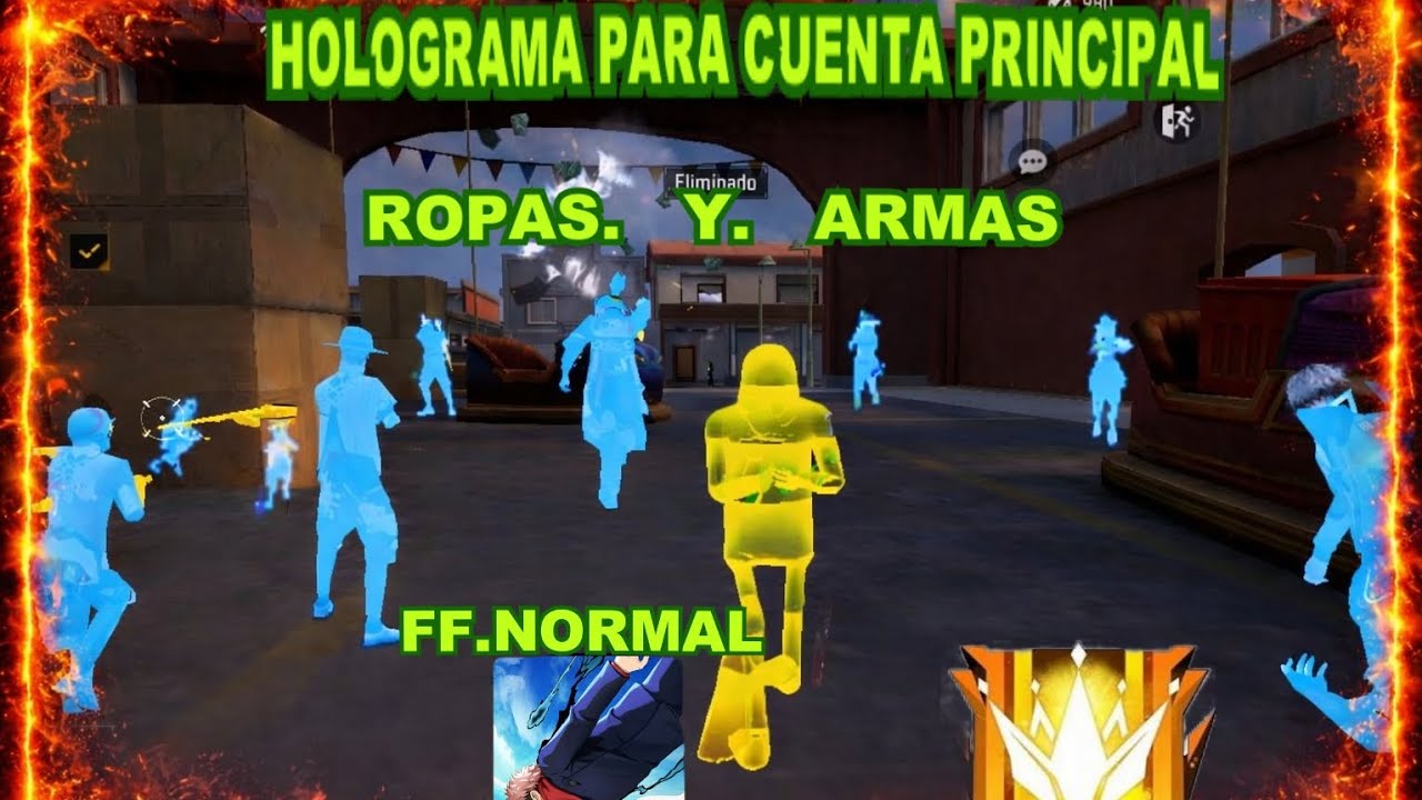 💫HOLOGRAMA ROPA COMPLETA ACTUALIZADO PARA FRE FIRE NORMAL💫