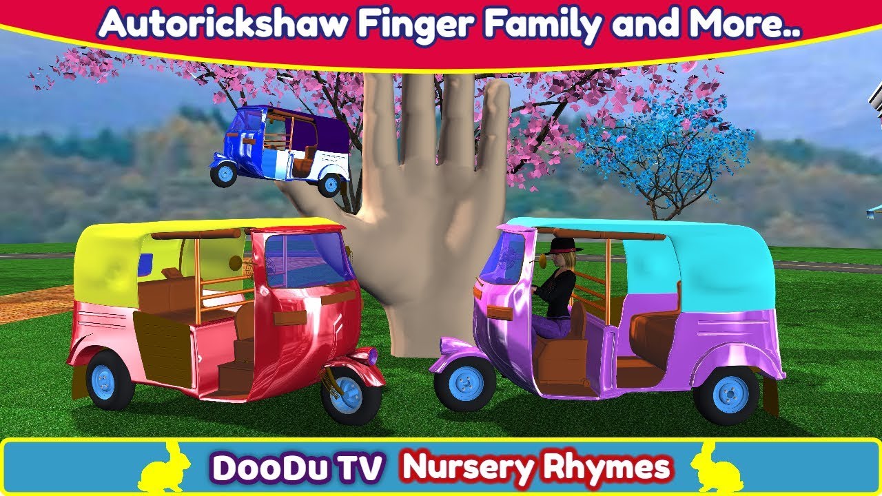 AutoRickshaw Rhymes | Finger Family Nursery Rhymes | Auto Rickshaw Video for Children & more Rhymes