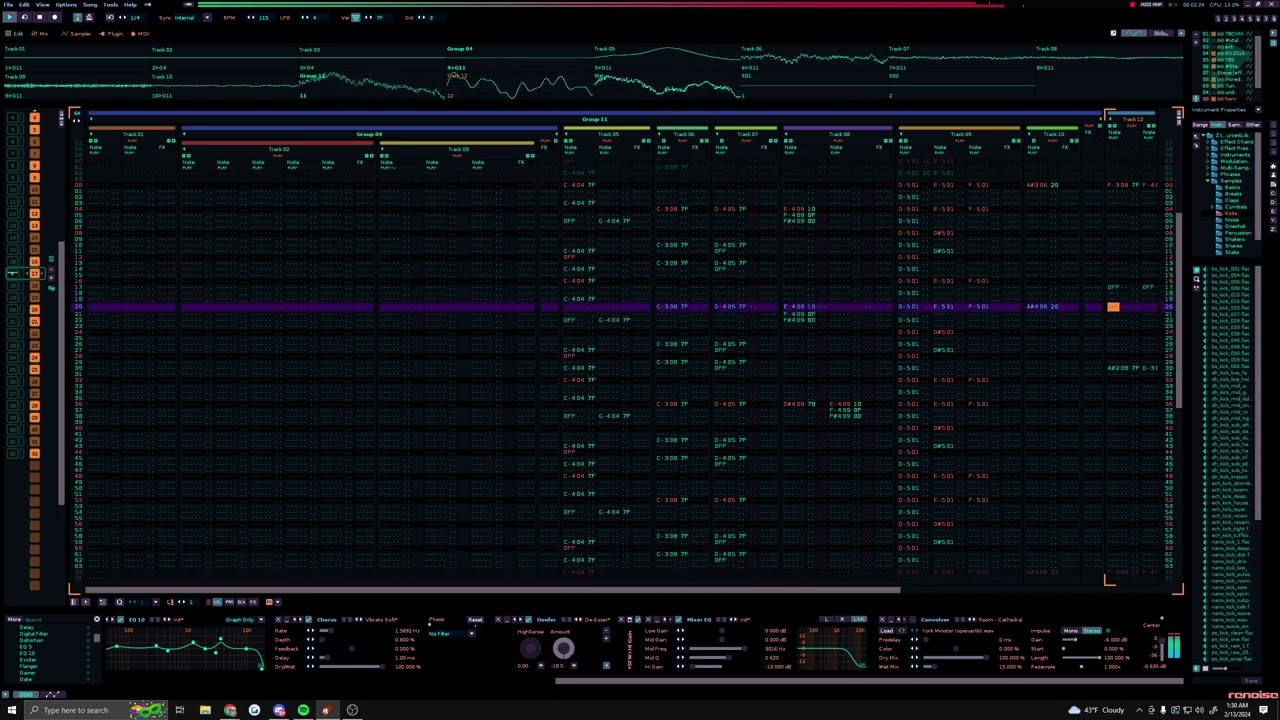 Aphex Twin - Xtal (Remade in Renoise, Update 1)