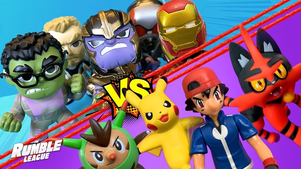 Pokemon vs Avengers Endgame! RumbleMania Tournament Part 6! // RUMBLE LEAGUE