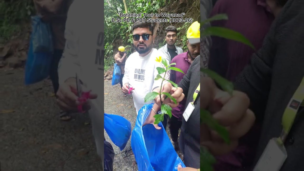 Botanical Tour to Wayanad (B.Sc Botany Batch 2023&ndash;2026) The New College, Chennai