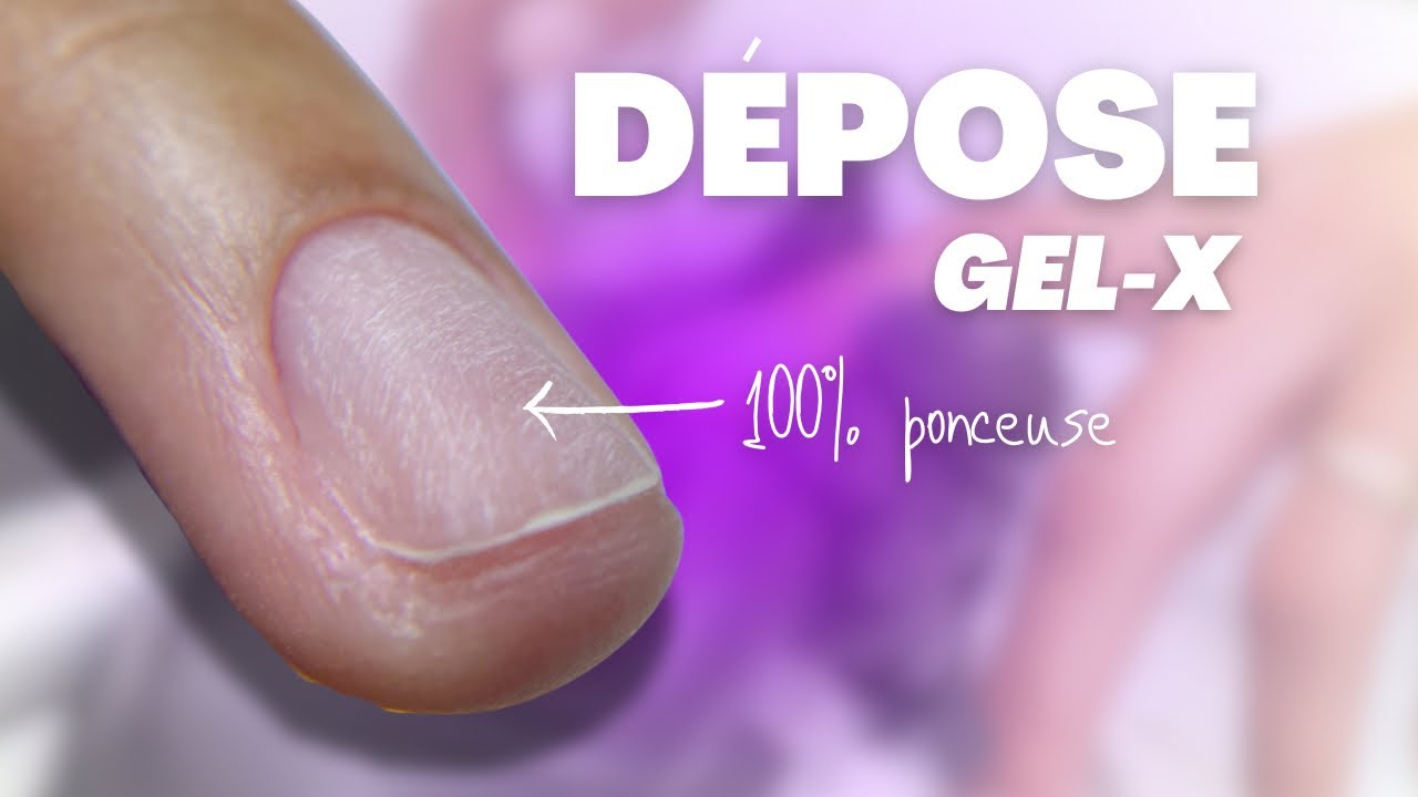❌ Bye bye acétone❌  : Découvre la dépose parfaite des capsules 100% à la ponceuse !