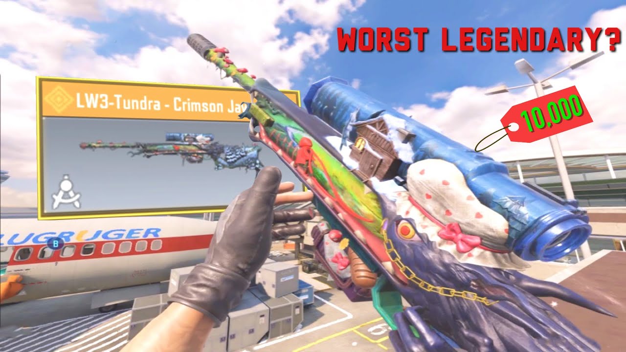 Spending 10,000 CP For The WORST LEGENDARY Sniper Skin In Codm (pay to lose?)