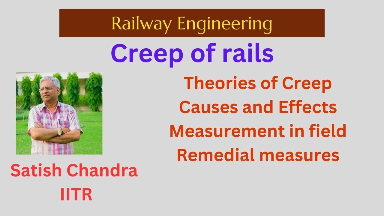 #creep in #rails #Creeping of rails, causes of creep, ill effects of creep and remedial measures