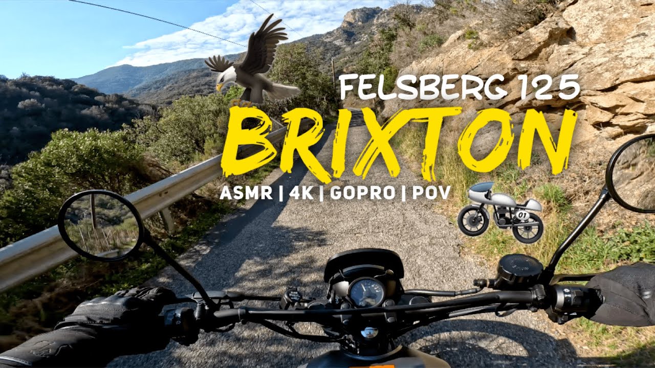 Brixton Felsberg 125 | ASMR | 4K | Pure Sound | GoPro | POV : Aigles sur la route