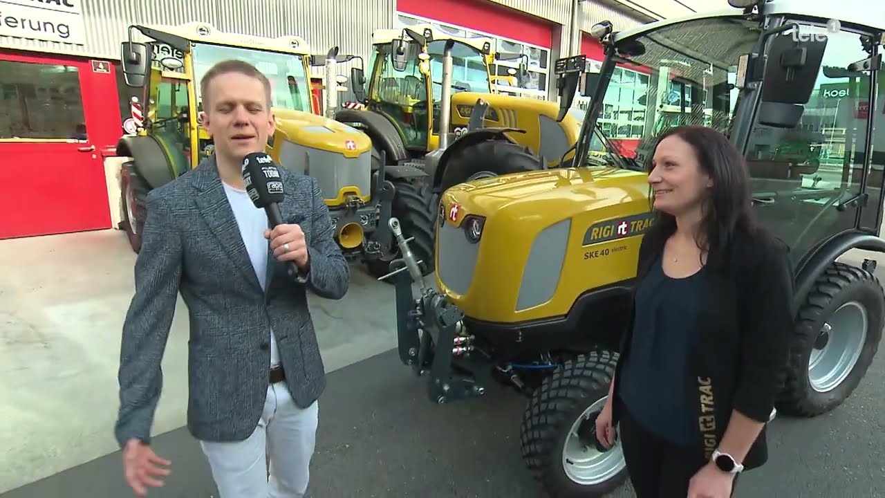 Rigitrac in der Sendung Tele 1 