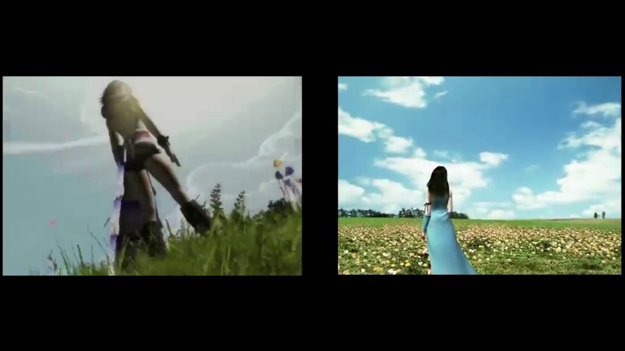 Dead Fantasy 04 vs Liberi Fatali (Final Fantasy VIII Opening) (side by side)