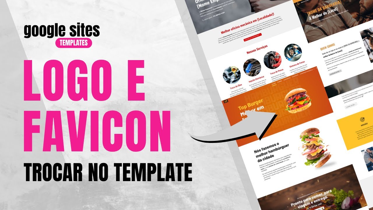 Como Trocar Logo e Favicon de um Template Google Sites [Passo a Passo]