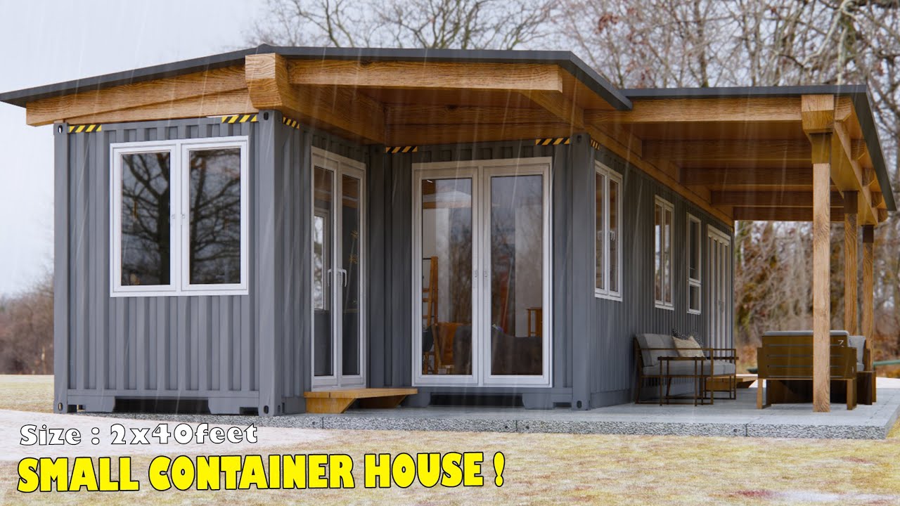 two 40' Shipping Container Homes | container house tour |  Living OFF GRID