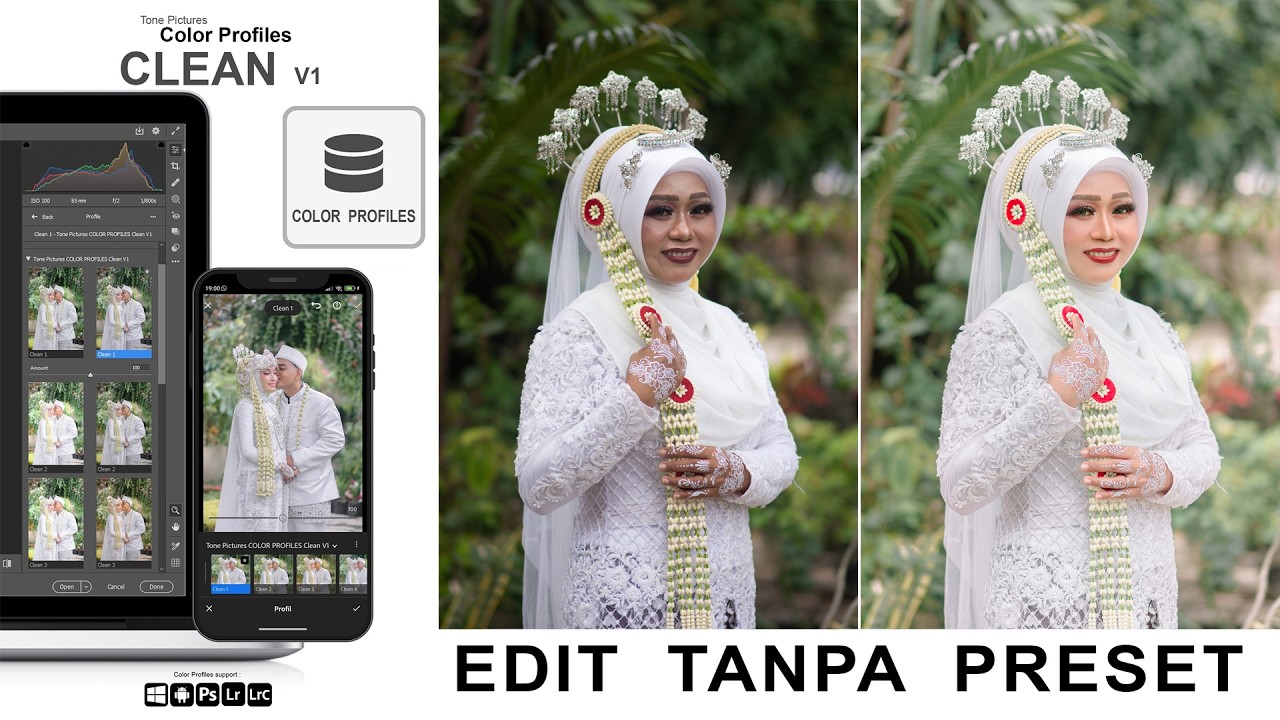 Tutorial EDIT Clean TANPA PRESET