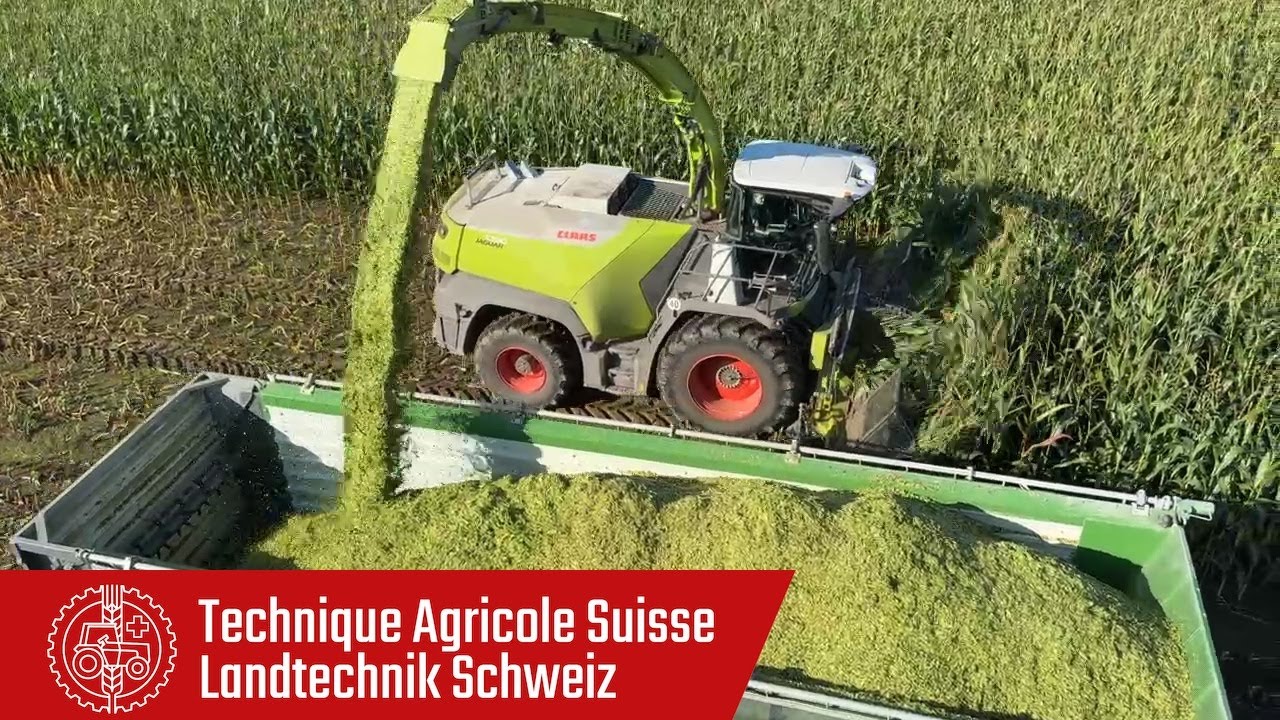 Claas: l’ensileuse automotrice «Jaguar 1000» en action