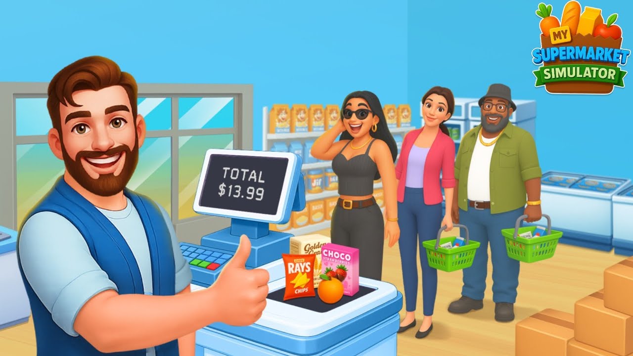 My supermarket stimulator 🛒| part 11 | The Gaming Girl 