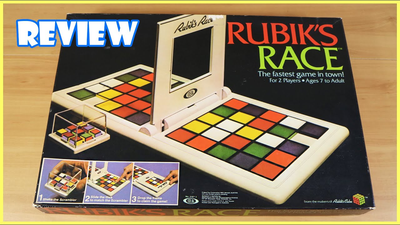 Rubiks Race Board Game Review | Board Game Night