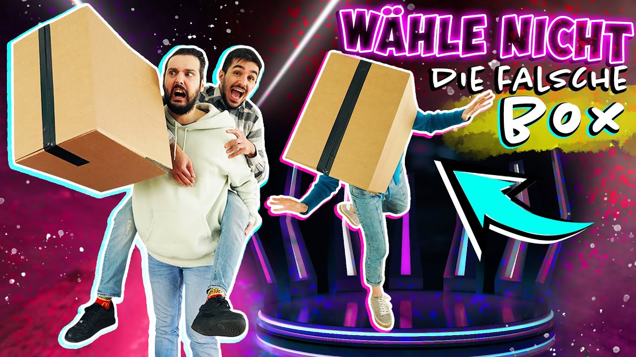 WÄHLE NICHT DIE FALSCHE BOX PRANK! Oder wie man Müll NICHT wegbringt 😂