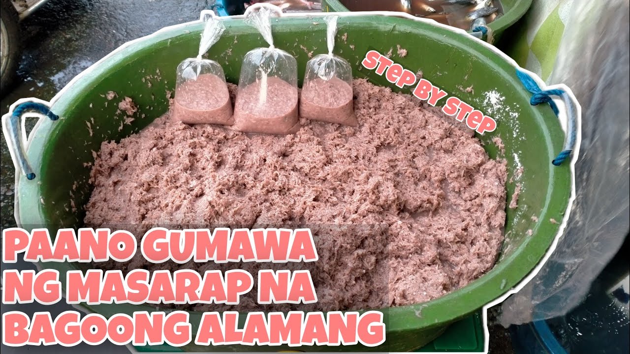 Paano gumawa ng Bagoong Alamang | Hindi maalat na Bagoong