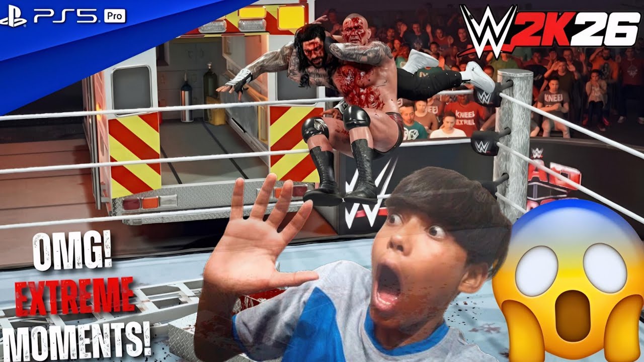 Shocking End! Randy Orton vs Roman Reigns 🚑Ambulance Match - WWE 2K26 Gameplay