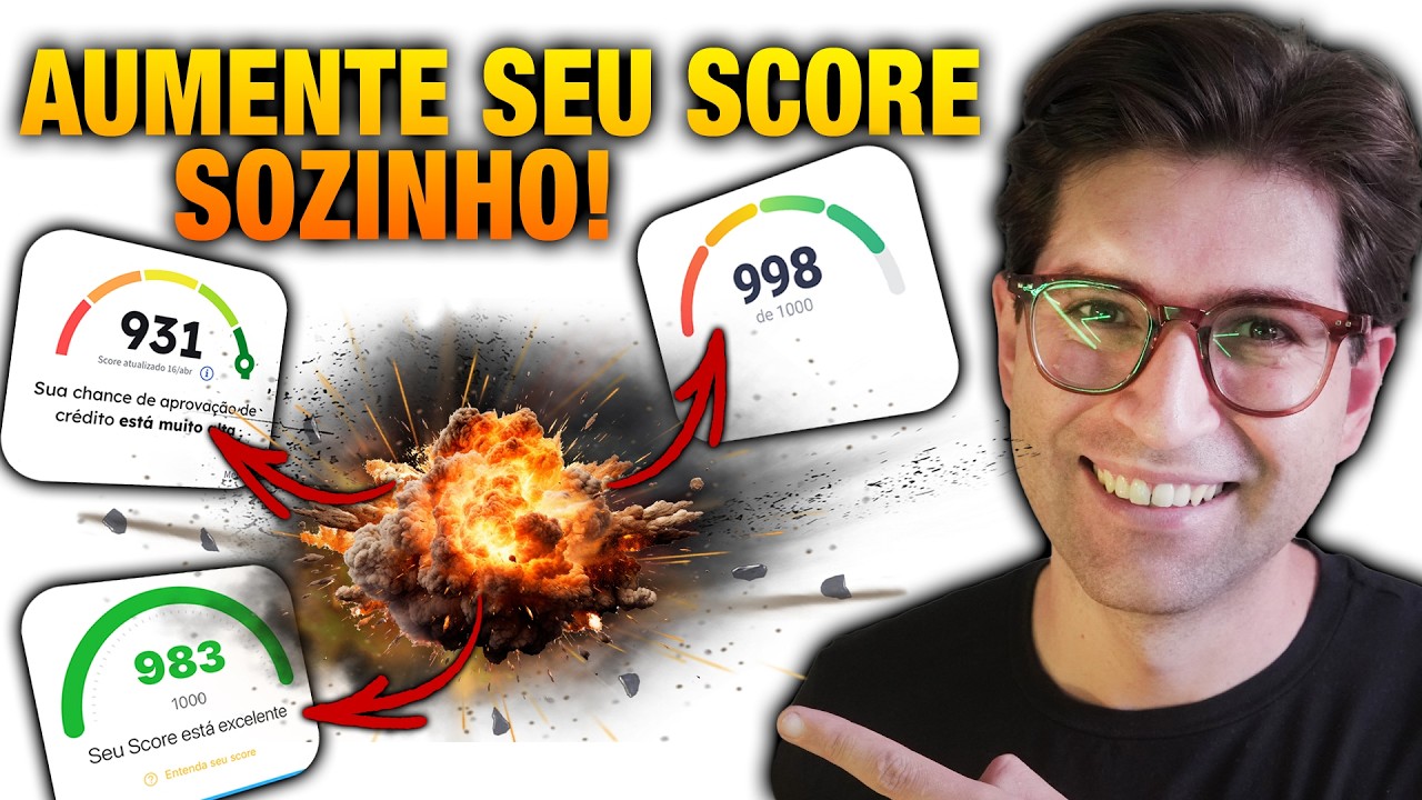 💳 Seu SCORE vai nas ALTURAS fazendo ISSO! AUMENTAR SCORE RAPIDO