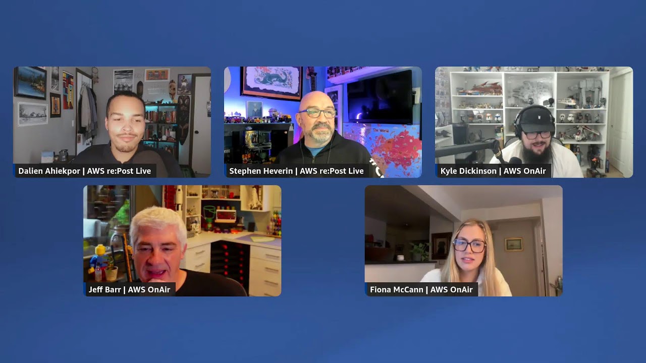 AWS OnAir talks with PBS, and AWS Databases w/ Vercel v0
