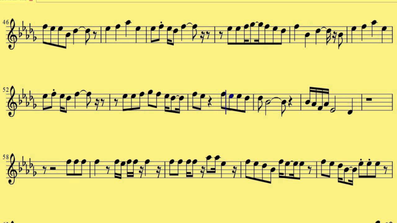 [ Bari Sax ]  Counting Stars - One Republic